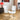 Quatropi 2 White Faux Leather Cantilever Dining Chairs High Back Cushioned Seat