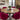 Quatropi 2 Zoe Velvet Dining Chairs Berry Red
