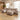 Quatropi 3 Seater Modular U-Shape Chaise Sofa Grey Beige Textured Velvet 312x169cm