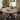 Quatropi 4 Seat Wooden Round Dining Set Reclaimed Oak Dining Table and Chairs Brown