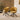 Quatropi 4 Seater Modern Oval Dining Set Retro Table Four Swivel Chairs Mustard