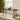 Quatropi 4 Seater Modern Oval Dining Set Retro Table Four Swivel Chairs Mustard