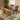Quatropi 4 Seater Modern Oval Dining Set Retro Table Four Swivel Chairs Mustard