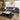 Quatropi 4 Seater Modular Sectional Straight Corner Sofa Couch Blue Fabric