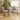 Quatropi 4 Seater Round Modern Dining Table and Chairs Set Light Grey Black