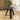 Quatropi 4 Seater Round Modern Dining Table and Chairs Set Orange Velvet Black