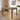 Quatropi 6 Seat Counter Bar Table and Stools Set Solid Wood Modern Blue Velvet