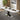 Quatropi 6 Seat Extendable Dining Set Ceramic Dining Table and Chairs Grey White