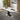 Quatropi 6 Seat Extendable Dining Set Ceramic Dining Table and Chairs Grey White
