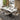 Quatropi 6 Seat Extendable Dining Set Ceramic Dining Table and Chairs White Gold