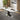 Quatropi 6 Seat Extendable Dining Set Ceramic Dining Table and Chairs White Leather