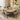 Quatropi 6 Seat Natural Wooden Extendable Dining Table And Chairs Beige Leather