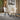 Quatropi 6 Seat Solid Wood Dining Set Herringbone Dining Table and Chairs Cream