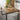 Quatropi 6 Seat Solid Wood Dining Set Herringbone Dining Table and Chairs Cream