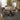 Quatropi 6 Seat Wooden Round Dining Set Reclaimed Oak Dining Table and Chairs Brown