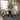 Quatropi 6 Seat Wooden Round Dining Set Reclaimed Oak Dining Table and Chairs Cream