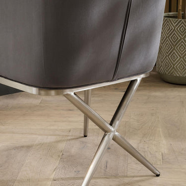 Quatropi 6 Seater Ceramic Marble Dining Table And Chairs Set Grey Velvet 180cm