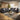 Quatropi 6 Seater L-Shape Sofa Sectional Modular Corner Sofa Couch Black