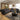 Quatropi 6 Seater L-Shape Sofa Sectional Modular Corner Sofa Couch Black