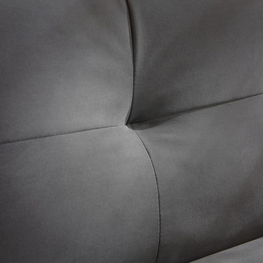 Quatropi 6 Seater L-Shape Sofa Sectional Modular Corner Sofa Couch Grey Velvet
