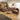 Quatropi 6 Seater Large Modular U-Shape Corner Sofa Sectional Couch Brown