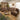 Quatropi 6 Seater Large Modular U-Shape Corner Sofa Sectional Couch Brown