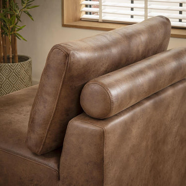 Quatropi 6 Seater Large Sectional U-Shape Corner Sofa Sectional Couch Brown