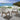 Quatropi 6 Seater Outdoor Garden Dining Set Cream Oak Wood Effect Aluminium Metal