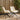 Quatropi 6 Seater Round Dining Table And Leather Swivel Chair Dining Set Cream
