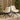 Quatropi 6 Seater Round Dining Table And Leather Swivel Chair Dining Set Cream