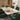 Quatropi 6 Seater White Ceramic Dining Table And Chairs Set Green Velvet 180cm