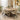 Quatropi 6 Seater Wooden Extending Dining Table Natural Cream Leather Chair Set