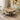 Quatropi 6 Seater Wooden Extending Dining Table Natural Cream Leather Chair Set