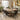 Quatropi 6 Seater Wooden Extending Dining Table Natural Grey Leather Chairs Set
