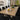 Quatropi 8 Chair Stained Solid Wood Extending Dining Set Black Velvet 160-230cm