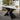 Quatropi 8 Seat Extendable Dining Set Ceramic Dining Table and Chairs Brown White