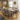 Quatropi 8 Seat Modern Glass River Dining Table and Chair Set Light Grey Taupe