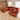 Quatropi 8 Seater Modular U-Shape Corner Sofa & Footstools Orange Velvet 350x289cm