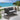 Quatropi Aluminium Garden Dining Set 8-Seat Metal Outdoor Bench & Table Ceramic Grey L2