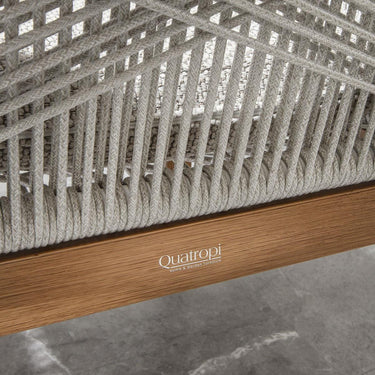 Quatropi Arlo Outdoor Garden Dining Chair Latte