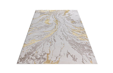 Quatropi Blossom Large Rug Cream / Grey / Gold / Beige 200 X 290cm