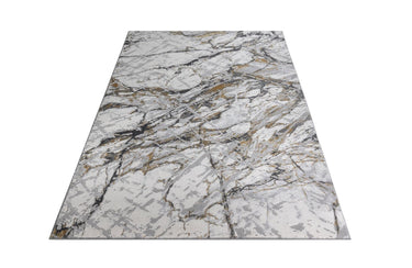 Quatropi Bohemia Medium Rug Cream / Grey / Gold / Silver 160 X 230cm