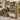 Quatropi Campton Modern Narrow Bookcase Shelving Unit Cabinet Oak Grey 80x180cm