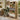 Quatropi Campton Modern Narrow Bookcase Shelving Unit Cabinet Oak Grey 80x180cm