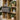 Quatropi Campton Modern Narrow Bookcase Shelving Unit Cabinet Oak Grey 80x180cm