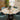 Quatropi Ceramic Marble Round Dining Table And 4 Chairs Dining Set Green 135cm