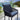 Quatropi Cole 2 Seater Ceramic Outdoor Garden Bar Set Blue & Charcoal