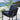 Quatropi Cole 2 Seater Ceramic Outdoor Garden Bar Set Blue & Charcoal