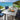 Quatropi Cole & Freddy 4 Seater Outdoor Garden Bar Set Midnight Blue & Grey Aluminium