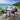 Quatropi Cole & Freddy 6 Seater Outdoor Garden Bar Set Midnight Blue & Grey Aluminium